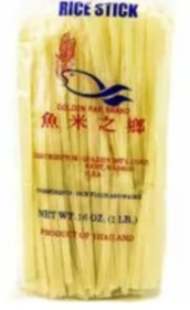 2 Fish Rice Stick M-3mm 3LB Bag