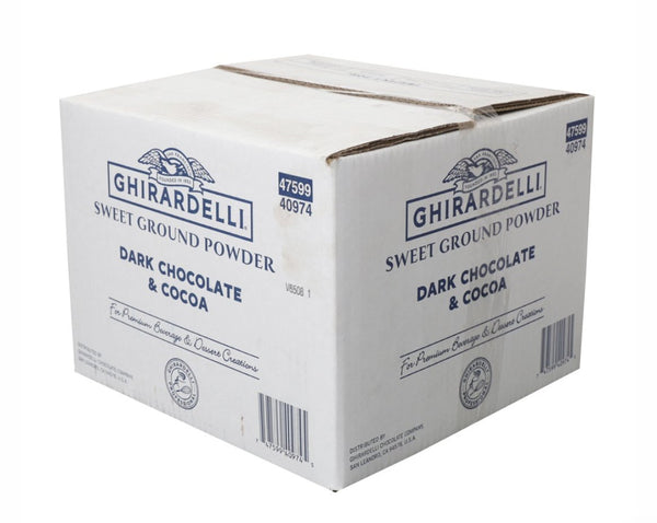 Ghirardelli Sweet Ground Dark Choc & Cocoa 25lb  40974