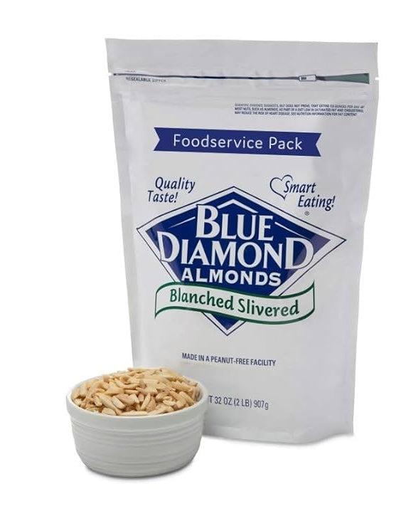 Almonds Blanched Slivered 4/2lb (05810)