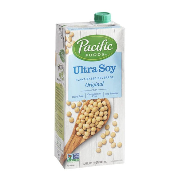 Soymilk Ultra Plain Pacific 12/32oz  08200