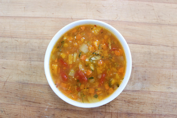 Soup, Vegitarian Chili W/Grains and Beans, Fresh 10lb Bag Blue Top
