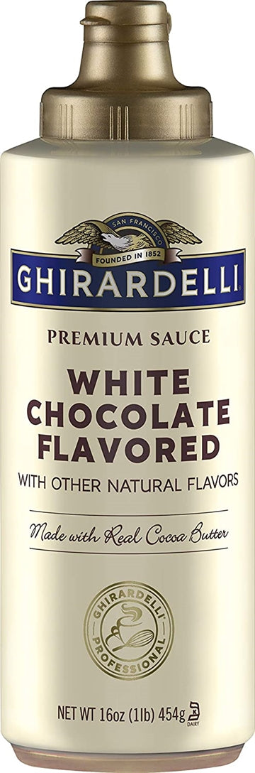 Ghirardelli White Choco Sauce 12/16oz (41264)