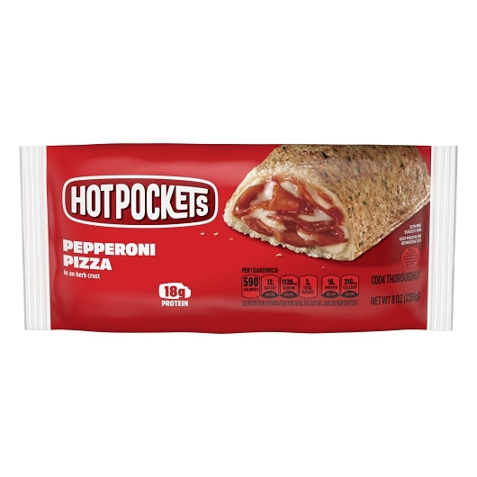 Hot Pocket Pepp Pizza Stuffed Snwch 12/8oz