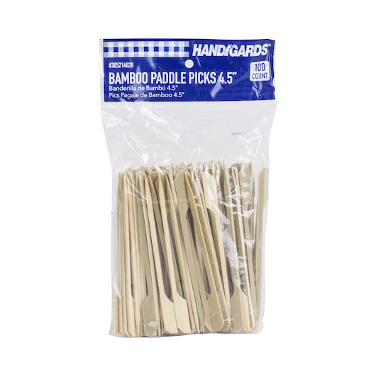 Paddle Pick Bamboo 4.5in 10/100ct *** Special Order ***