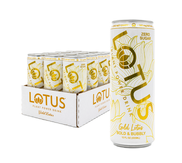 Lotus Gold Plant Power 12pk Zero Sugar