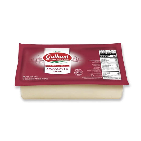 Cheese Loaf Mozzarella - Whole Milk 8/5lb