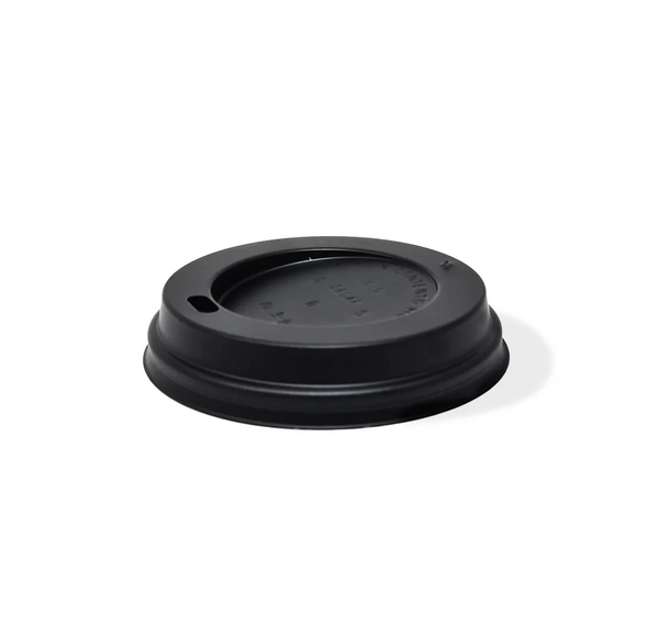 Lid - Black Hot 12-24oz IMEX- Made in USA 1000ct