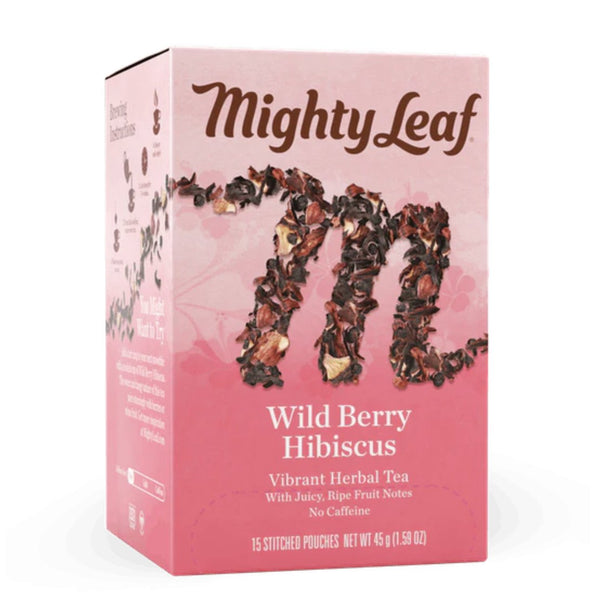 Tea Wild Berry Hibiscus 6/15ct Mighty Leaf