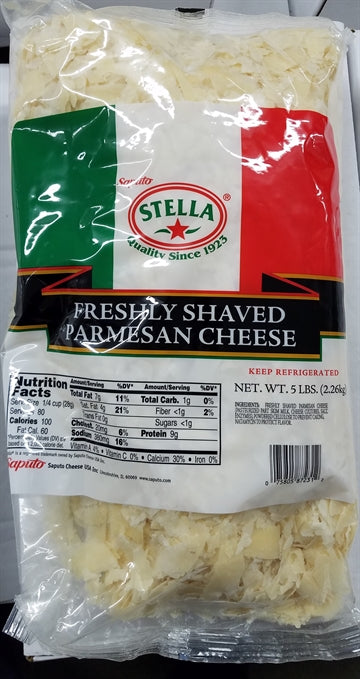 Cheese Shaved Parmesan 2/5lb