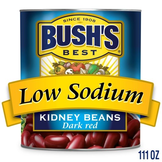 Beans Dark Red Kidney Beans Low Sodium 6/#10