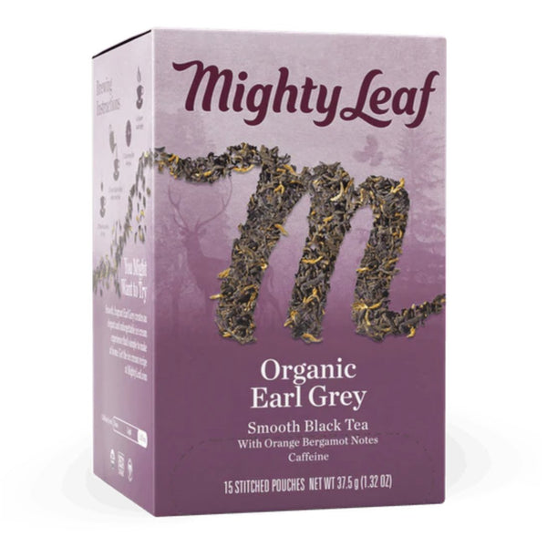 Tea Earl Grey Organic 6/15ct Mighty Leaf