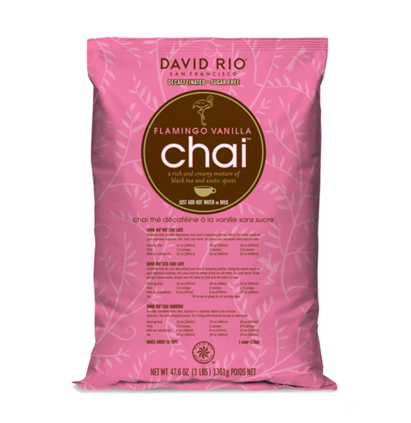 Chai Flamingo Vanilla Sugar Free Decaf 4/3lb