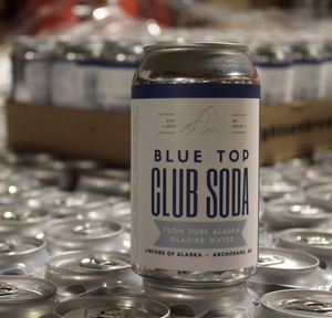Blue Top Club Soda 12oz 24ct