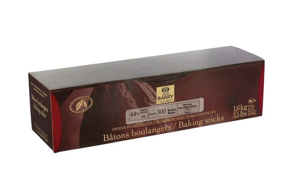 Batons Chocolate-CHBBB308BY357 - Extruded Baking Sticks 15/300ct (44%)