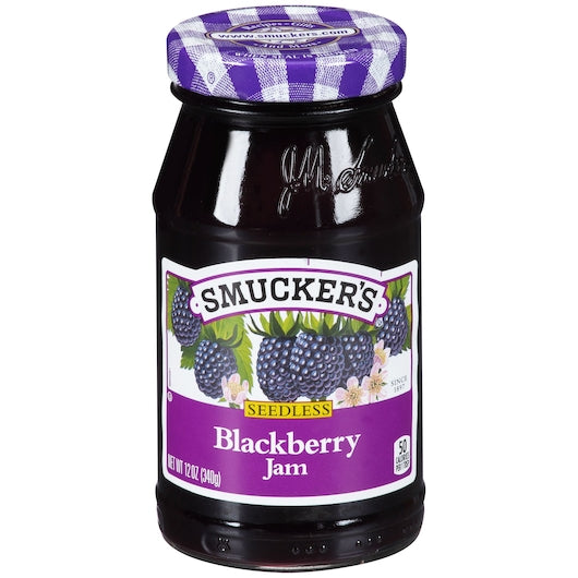 Jam Blackberry Seedles 12/12oz Jar