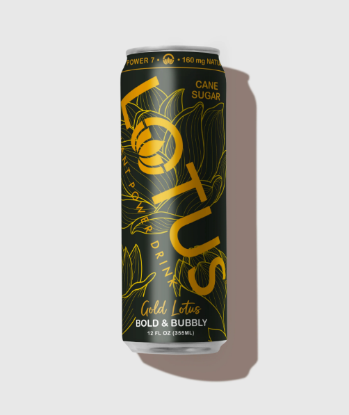 Lotus Black(Gold) Plant Power 12pk Cane Sugar