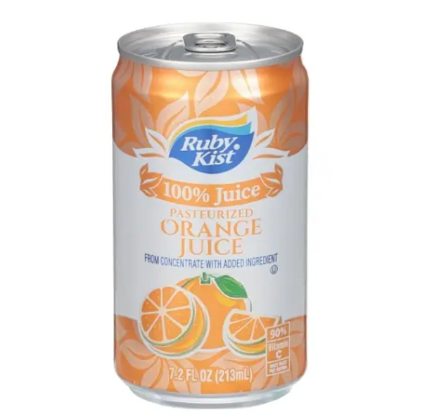 Juice Orange 100% 24/7.2oz Ruby Kiss