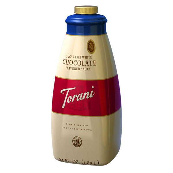 Torani Sugar Free White Choc Sauce 4/64oz