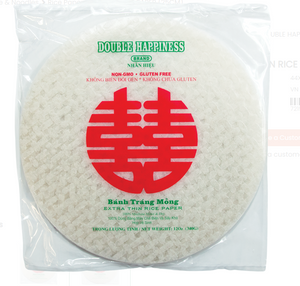 Double Happiness Thin Rice Paper 25cm 44x12oz