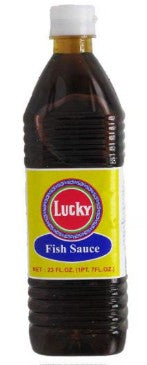 Lucky Fish Sauce 23oz Plastic Bottle