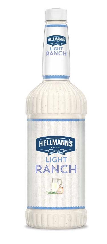 Dressing Lite Ranch Hellmann's 6/32oz