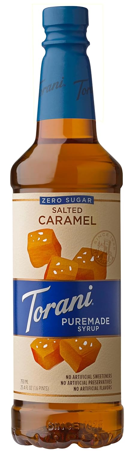 Torani Puremade Zero Sugar Caramel Syrup 4/750ml *** Special Order ***