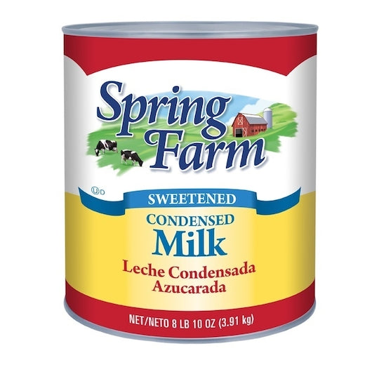 Milk Condensed - Swt Condensed Spring Farm 6/#10