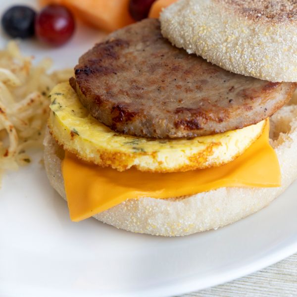 Sausage Patty 48/4oz Raw 10lb *** Special Order ***
