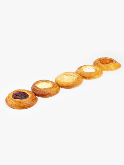Danish Pastries - Assorted Round/IW 24/3oz