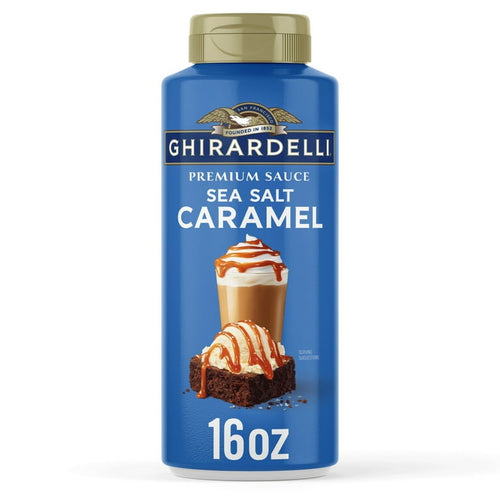 Caramel Sauce Sea Salt 12/16oz Ghirardelli