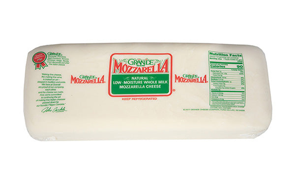 Grande Mozzarella Whole Milk Loaf 8/7lb