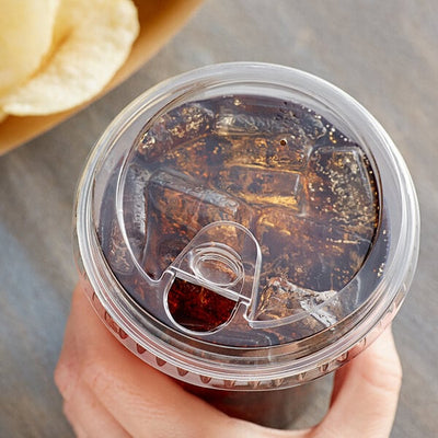 Lid Clear Strawless Sip Lid 16-24oz 1000ct
