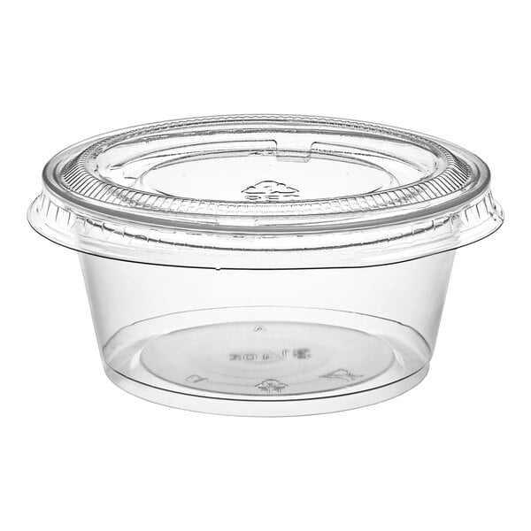 3.25oz Clear Plastic Souffle Cup 2500ct