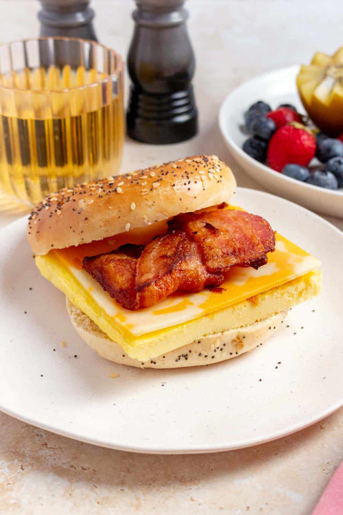 Bacon Egg Breakfast Bagel W/Cheddar 36ct