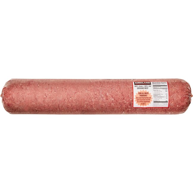 KS Ground Beef, 80% Lean, 10 lb