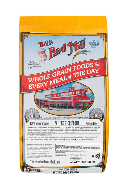 Bob's Red Mill White Rice Flour GF 25lb