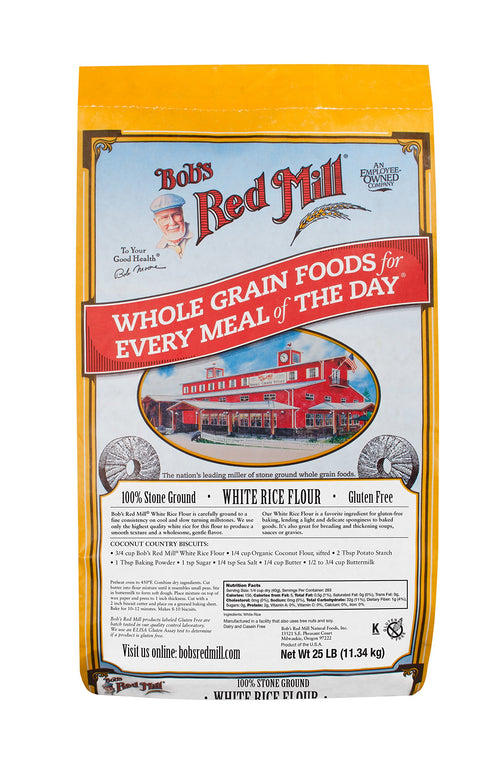 Bob's Red Mill White Rice Flour GF 25lb