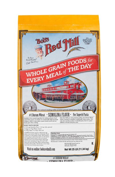 Flour Semolina Bob's Red Mill 25lbs