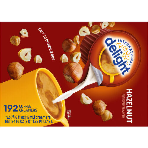 Hazelnut International Delight Liquid Coffee Creamer 192ct