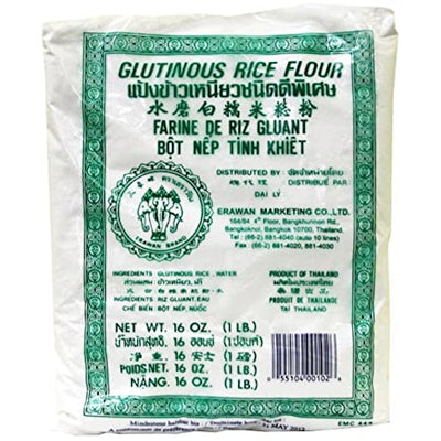 Erawan Sweet Rice Flour 16oz Bag