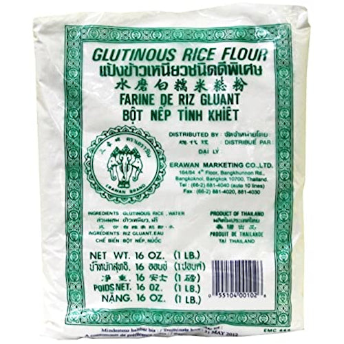 Erawan Sweet Rice Flour 16oz Bag