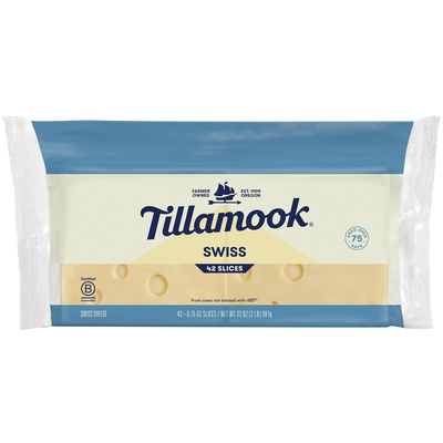 Cheese Sliced Swiss 2lb Tillamook