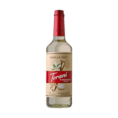 Torani Pure Vanilla Salt Syrup 4/750ml