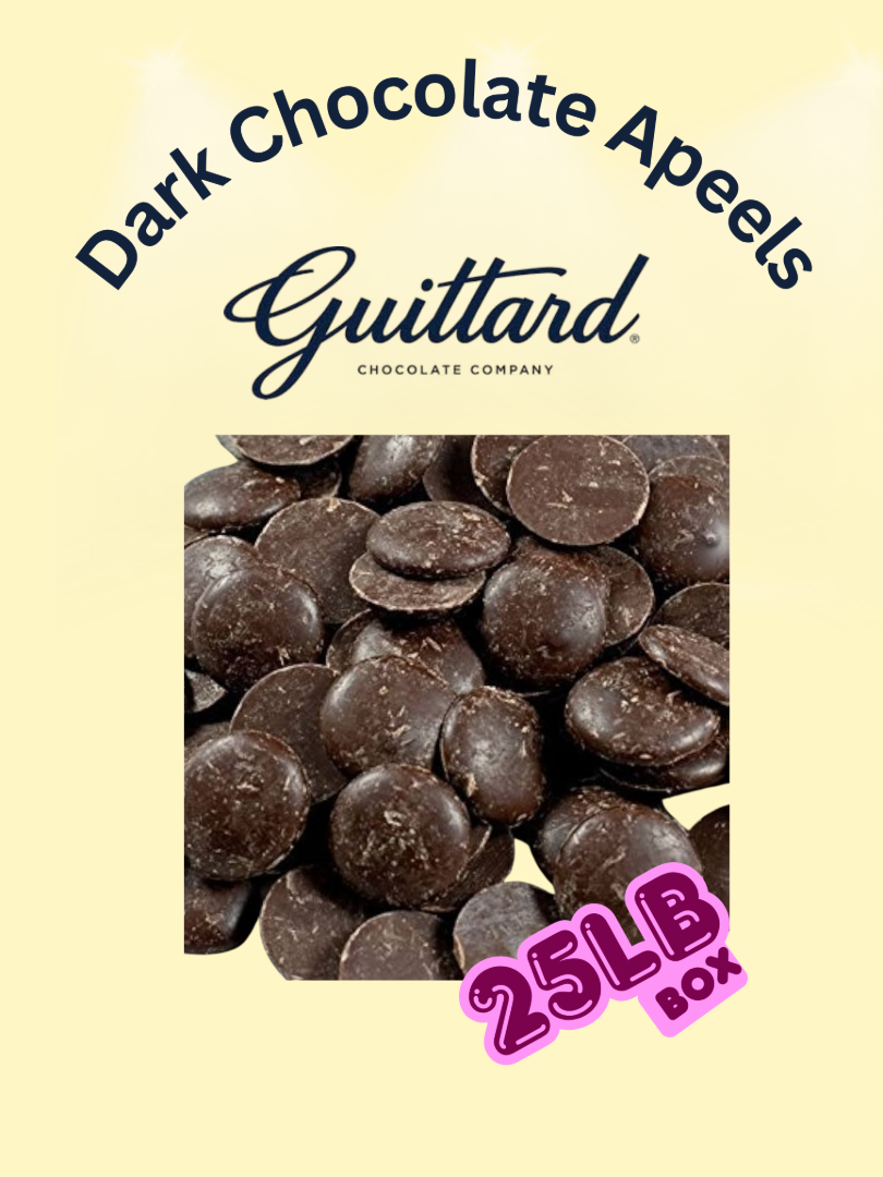 Apeels Dark Chocolate 25lb Guittard