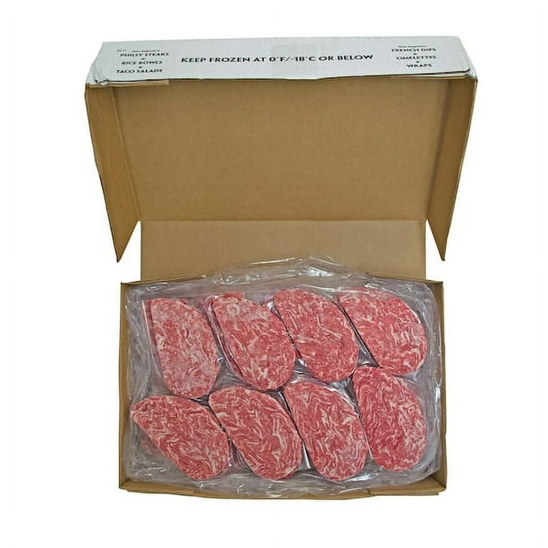 Philly Beef Steak Raw Oval 40/4oz