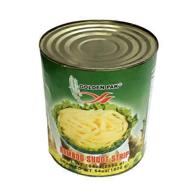 Golden Pak Bamboo Strip 104oz Can