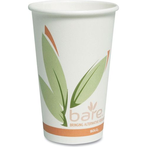 Cups Hot 16oz Solo 1000ct Bare
