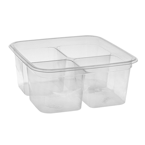 Container 6" 4 compartment 32oz SQ 360ct