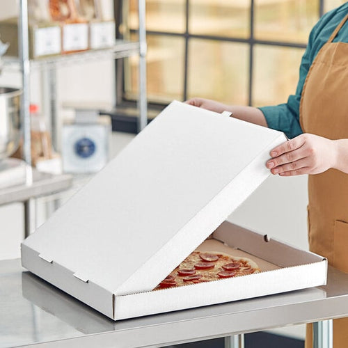 Boxes Pizza 18in Plain White 50ct