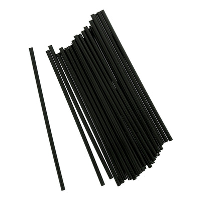 Straw Jumbo Black 7.75" 5000ct